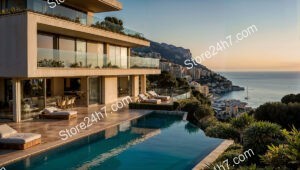 Villa with Stunning Mediterranean Sea Views Near Monaco