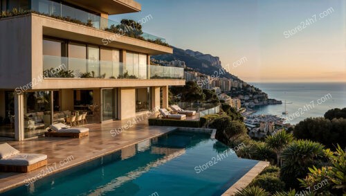 Villa with Stunning Mediterranean Sea Views Near Monaco