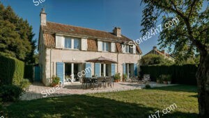 French Countryside House Near Blois with Inviting Patio