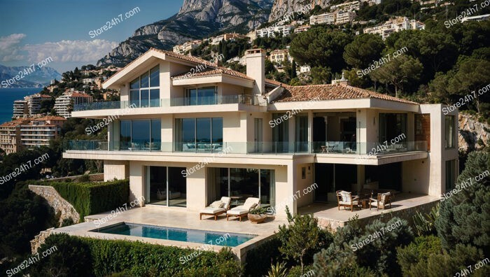 Coastal Villa Overlooking the Mediterranean Sea