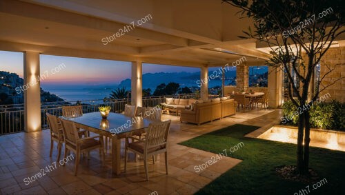 Monaco Villa with Stunning Evening Ocean View