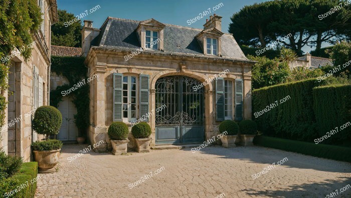 French Country Estate with Historic Architecture and Gardens