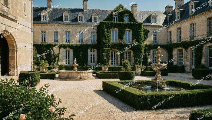 Majestic French Countryside Estate with Elegant Architecture