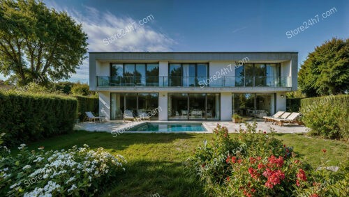 Modern Family Home with Pool Near Paris Suburb