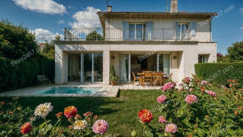 Charming Suburban Home with Garden and Pool Near Paris