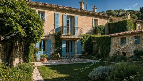 Charming Stone House with Balcony in Provence, France