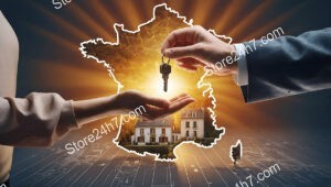 New Beginnings: Realtor Handing Over French Home Keys