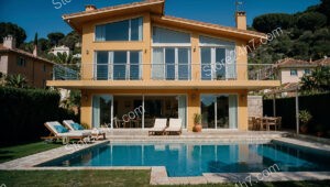 Beautiful French Riviera Villa with Pool and Scenic Views