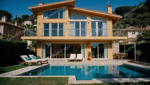 Beautiful French Riviera Villa with Pool and Scenic Views