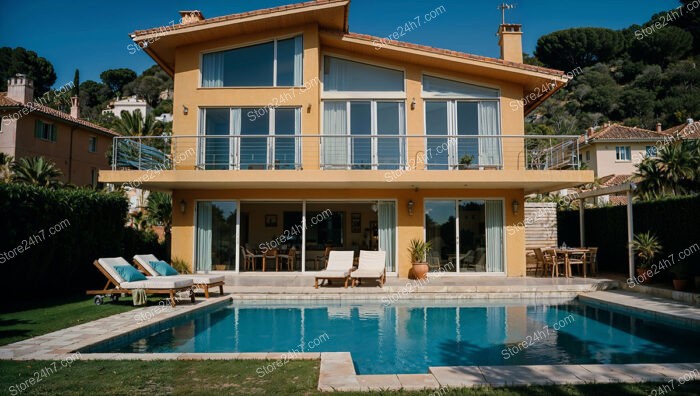 Beautiful French Riviera Villa with Pool and Scenic Views