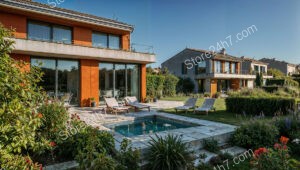 Beautiful French Suburban Home with Pool and Garden