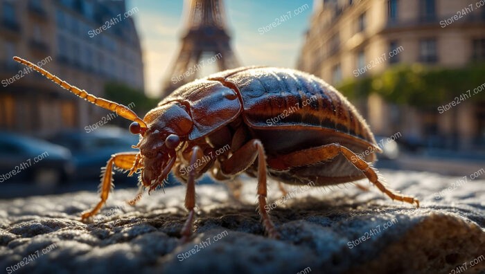 Bedbugs Overtake Paris: Close-Up of Infestation in Streets