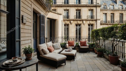 Big Elegant Terrace in the Heart of a French City