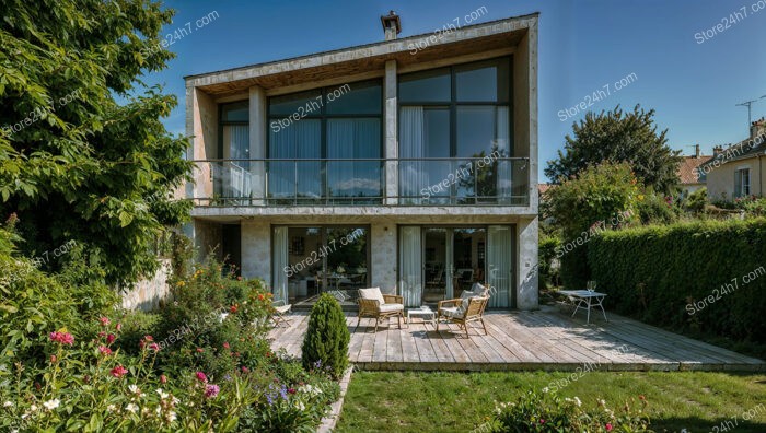 Charming Contemporary Home with Spacious Patio Near Paris