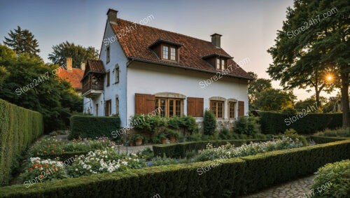 Charming Country House with Beautiful Garden and Hedges