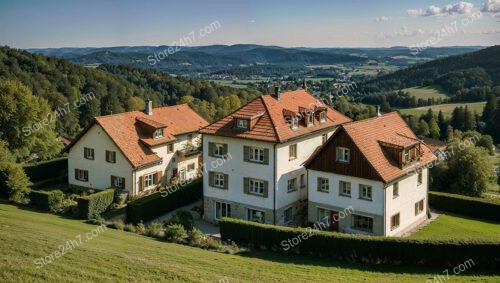 Charming Countryside Estate Overlooking Lush German Hillsides