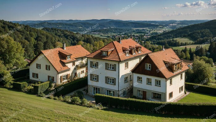 Charming Countryside Estate Overlooking Lush German Hillsides