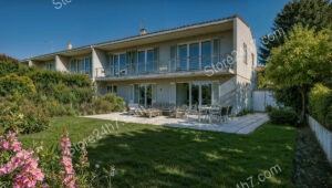 Charming French Suburban Home with Beautiful Garden and Patio