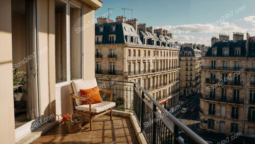 Charming Paris Apartment Terrace with Classic City Views