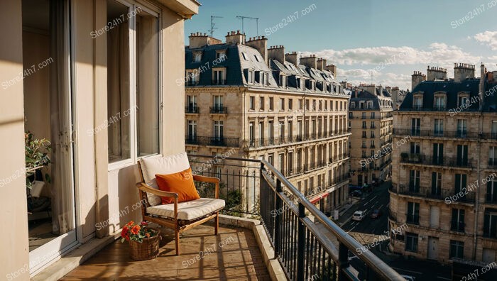 Charming Paris Apartment Terrace with Classic City Views