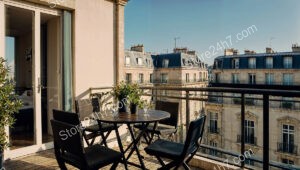 Charming Parisian Apartment Terrace with Lovely City Views