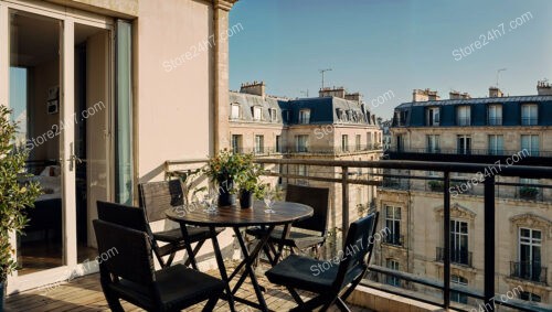 Charming Parisian Apartment Terrace with Lovely City Views