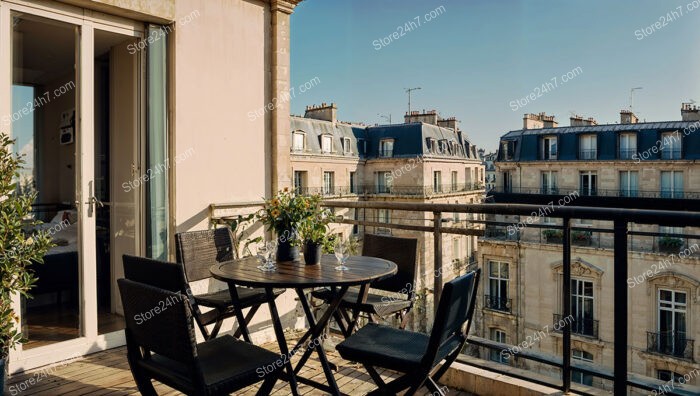 Charming Parisian Apartment Terrace with Lovely City Views