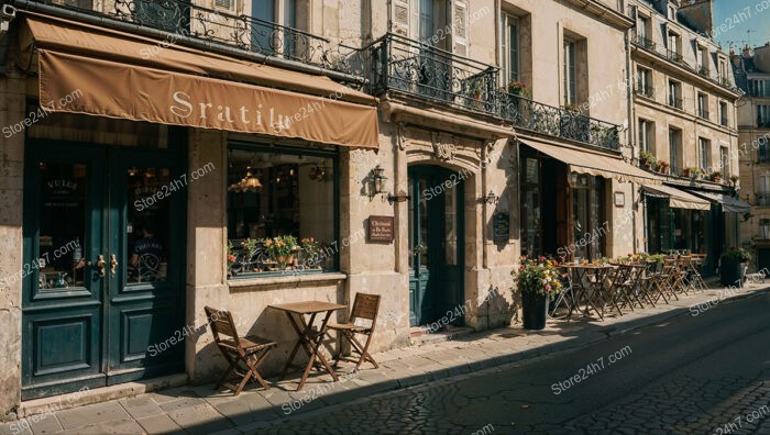 Charming Residential Entryway in Historic French City Center