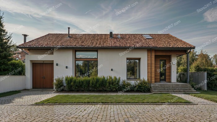 Charming single-story house in South Germany countryside