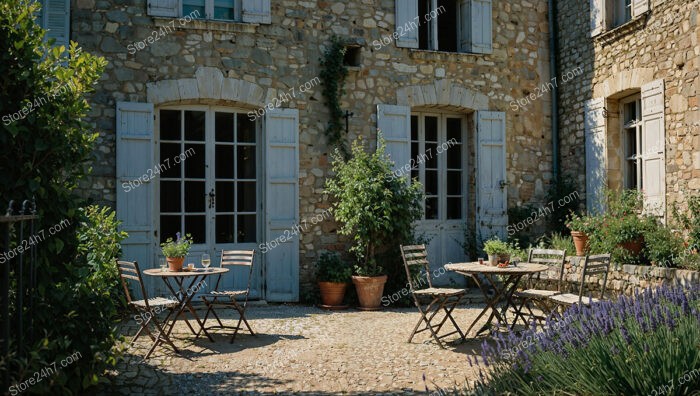 Charming Stone House with Quaint Courtyard in Southern France