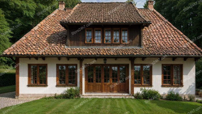 Charming Timber-Framed Home with Picturesque Garden Landscape