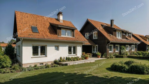 Charming Twin Houses with Rustic Charm in Germany
