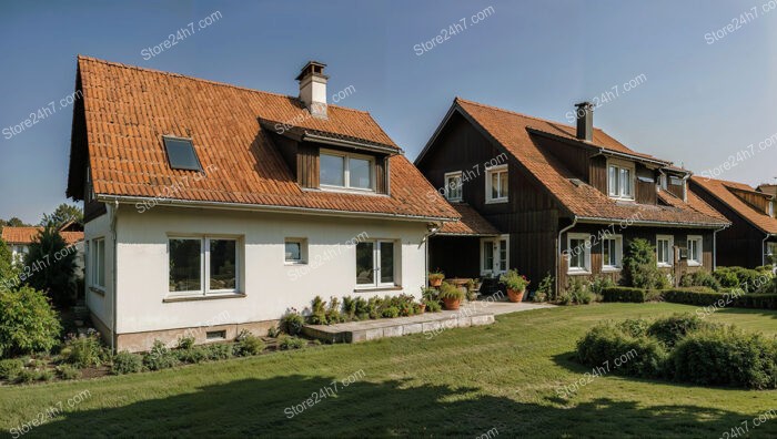 Charming Twin Houses with Rustic Charm in Germany