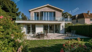 Charming Two-Story House in a Serene French Suburb