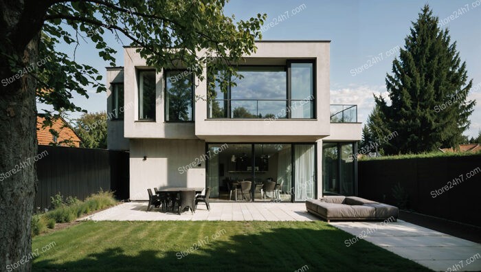 Contemporary German Home with Sleek Architecture and Outdoor Space