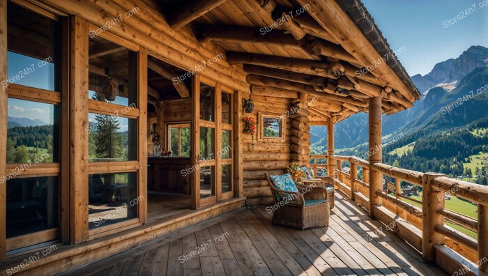 Cozy Log Cabin with Mountain and Valley Views