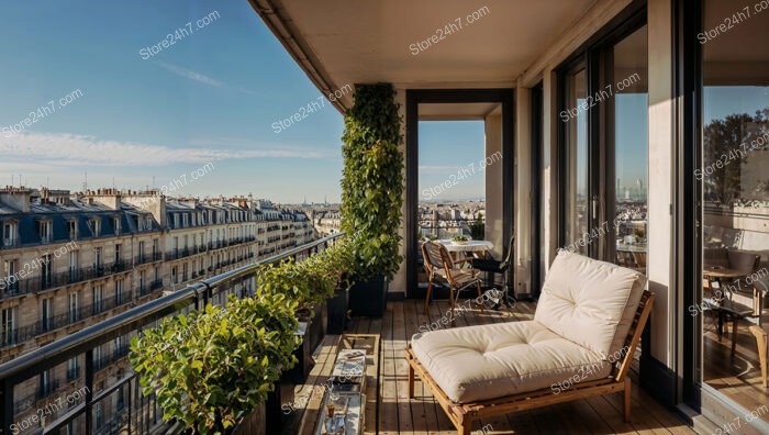 Discover Elegant Living on a Stunning Parisian Apartment Terrace