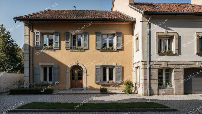 Elegant Bavarian House with Classic Shutters and Garden