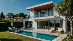 Elegant Coastal Villa with Pool and Garden Near Nice