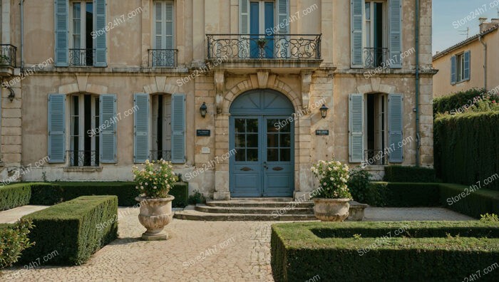 Elegant French Country Manor with Classic Architectural Beauty