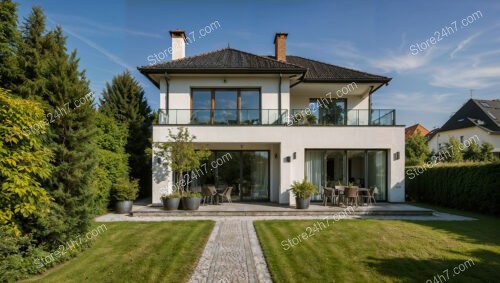 Elegant German Family Home with Spacious Balcony and Garden