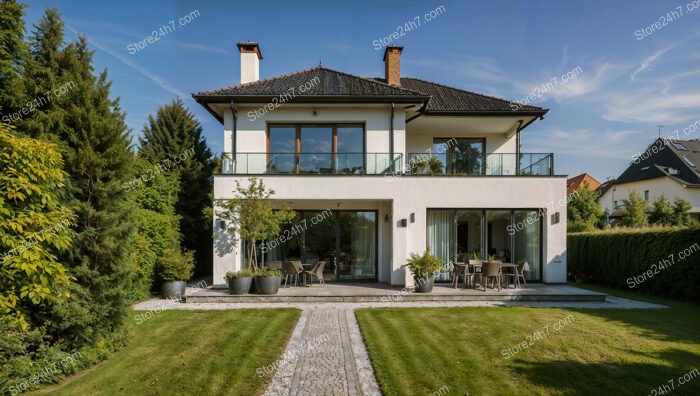 Elegant German Family Home with Spacious Balcony and Garden