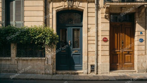 Elegant Historic Residence Entrance in the Heart of Paris