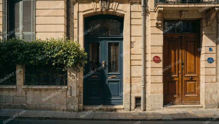 Elegant Historic Residence Entrance in the Heart of Paris