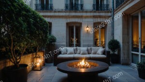 Elegant Terrace Sanctuary in the Heart of French City