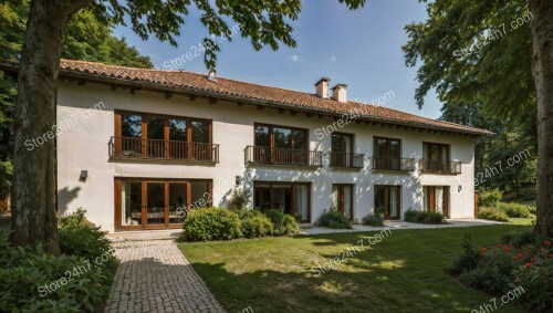 Elegant Two-Story German Countryside Home with Lush Gardens