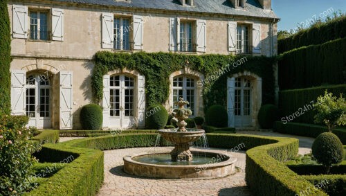 Elite French Country Mansion Surrounded by Beautiful Gardens