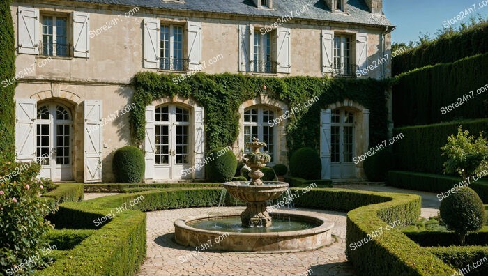 Elite French Country Mansion Surrounded by Beautiful Gardens