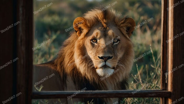 Face to Face with the King of the Savanna’s Majesty