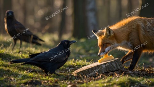 Fox and Crow's Battle Over Cheese: A Timeless Tale